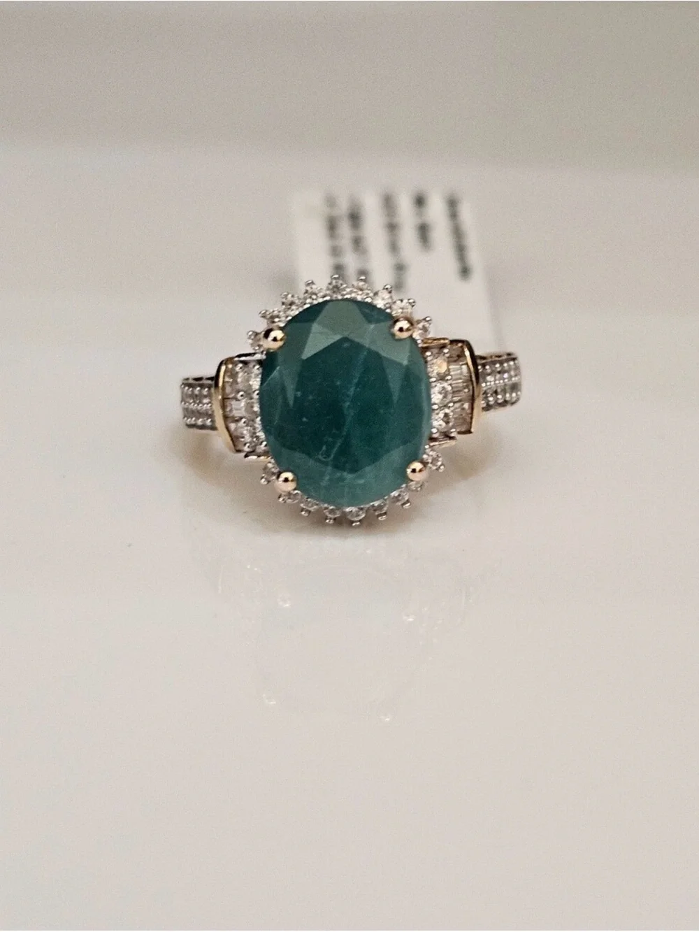 Extremly Rare Natural Grandiderite & Ziron Vermeil Ring Size 8 NEW With tags!